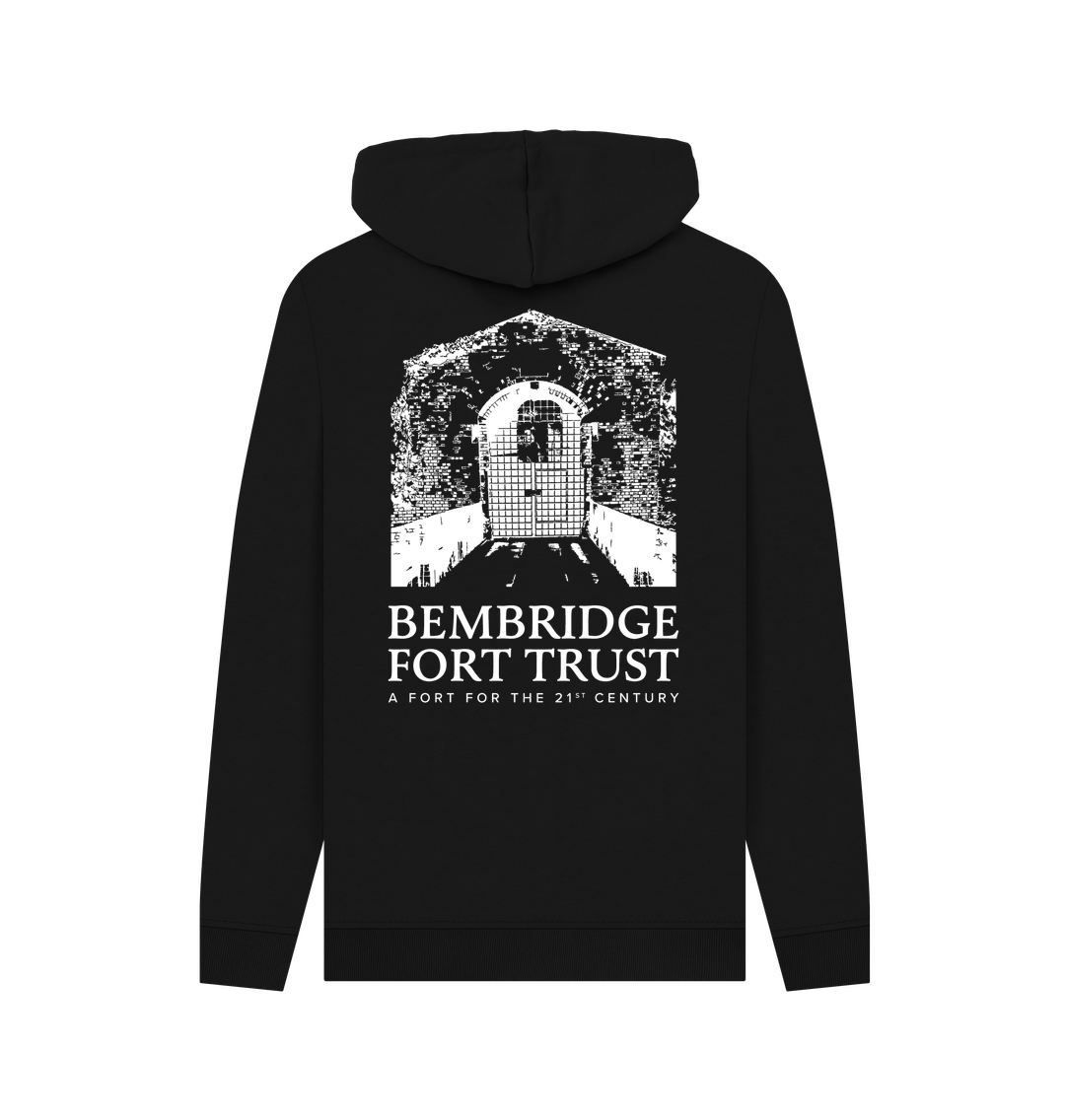 Black Printed Hoody