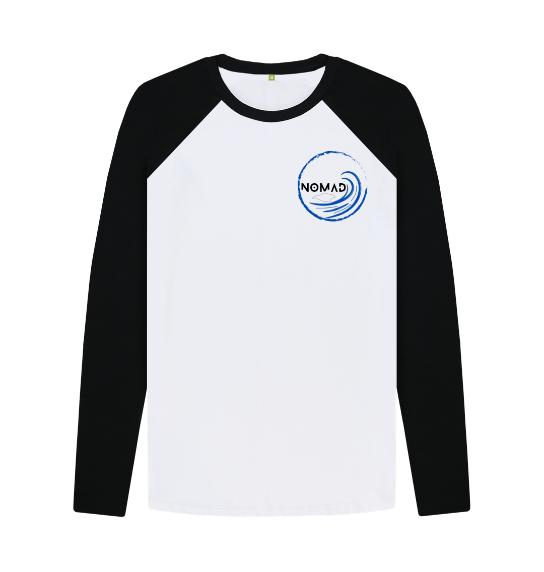 Black-White Nomad IOW baseball T shirt \"Waterly sun\"