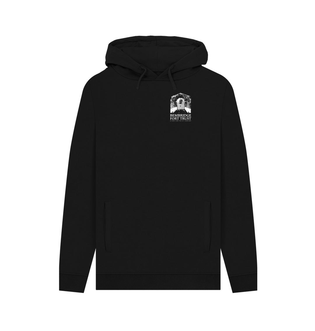 Black Printed Hoody