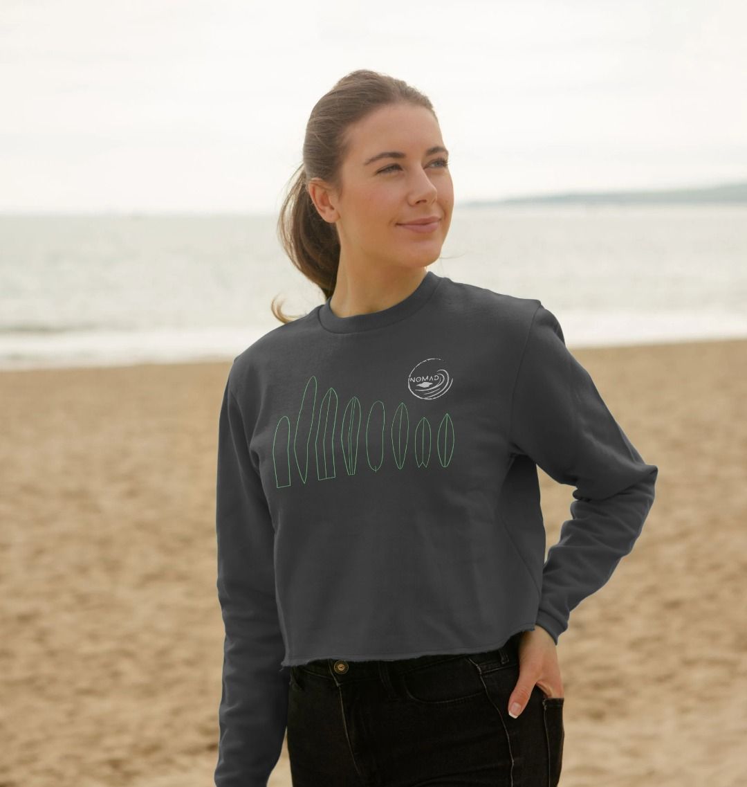 Nomad IOW Women's Boxy Jumper "Sizing up"