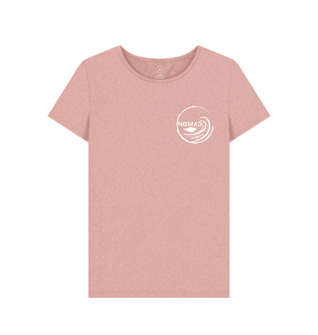 Sunset Pink Nomad IOW T shirt Remill Womens