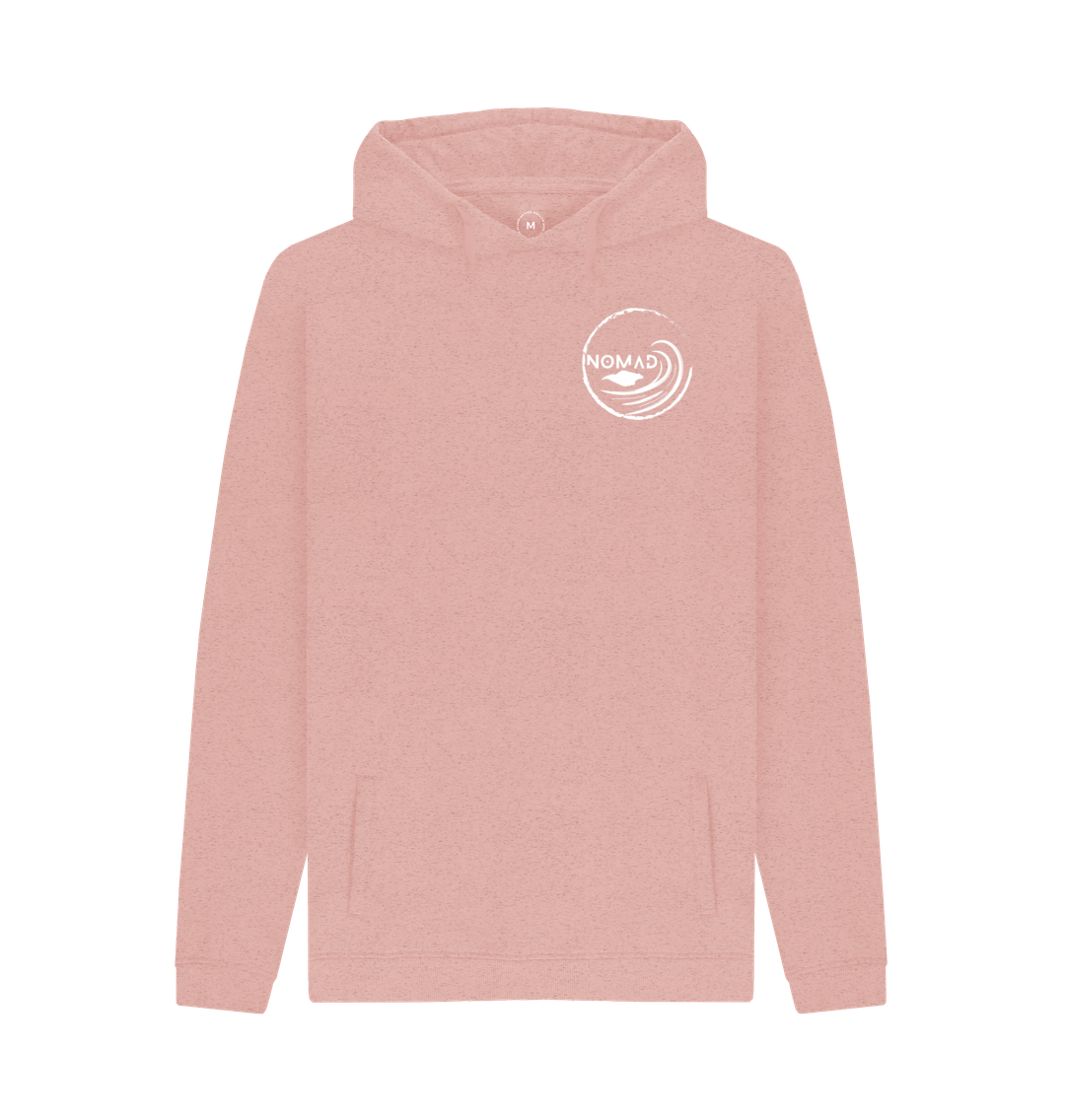 Sunset Pink Nomad IOW ReWear Hoodie - \"The Melt\"