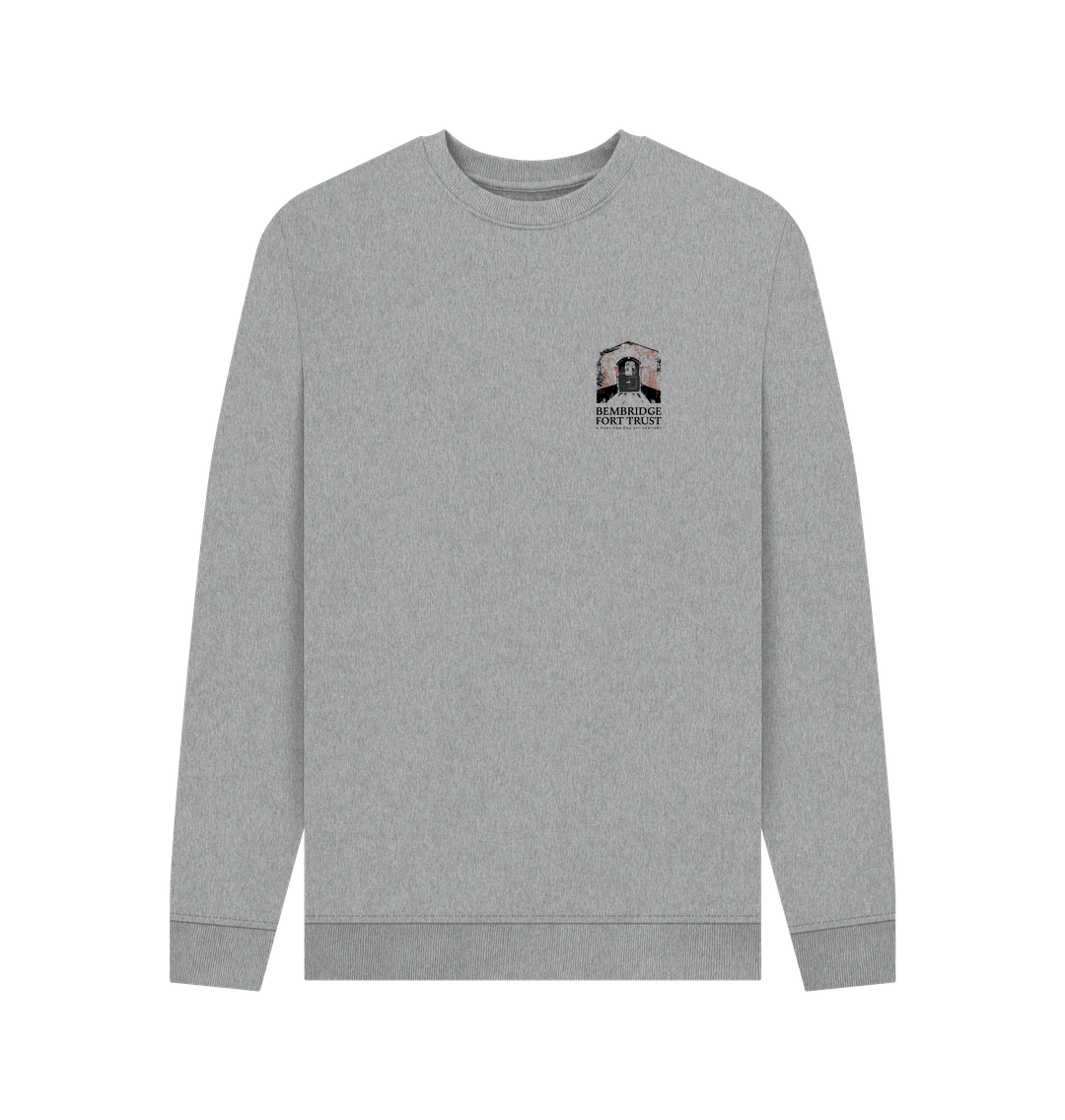 Light Heather Bembridge Fort crew neck sweater