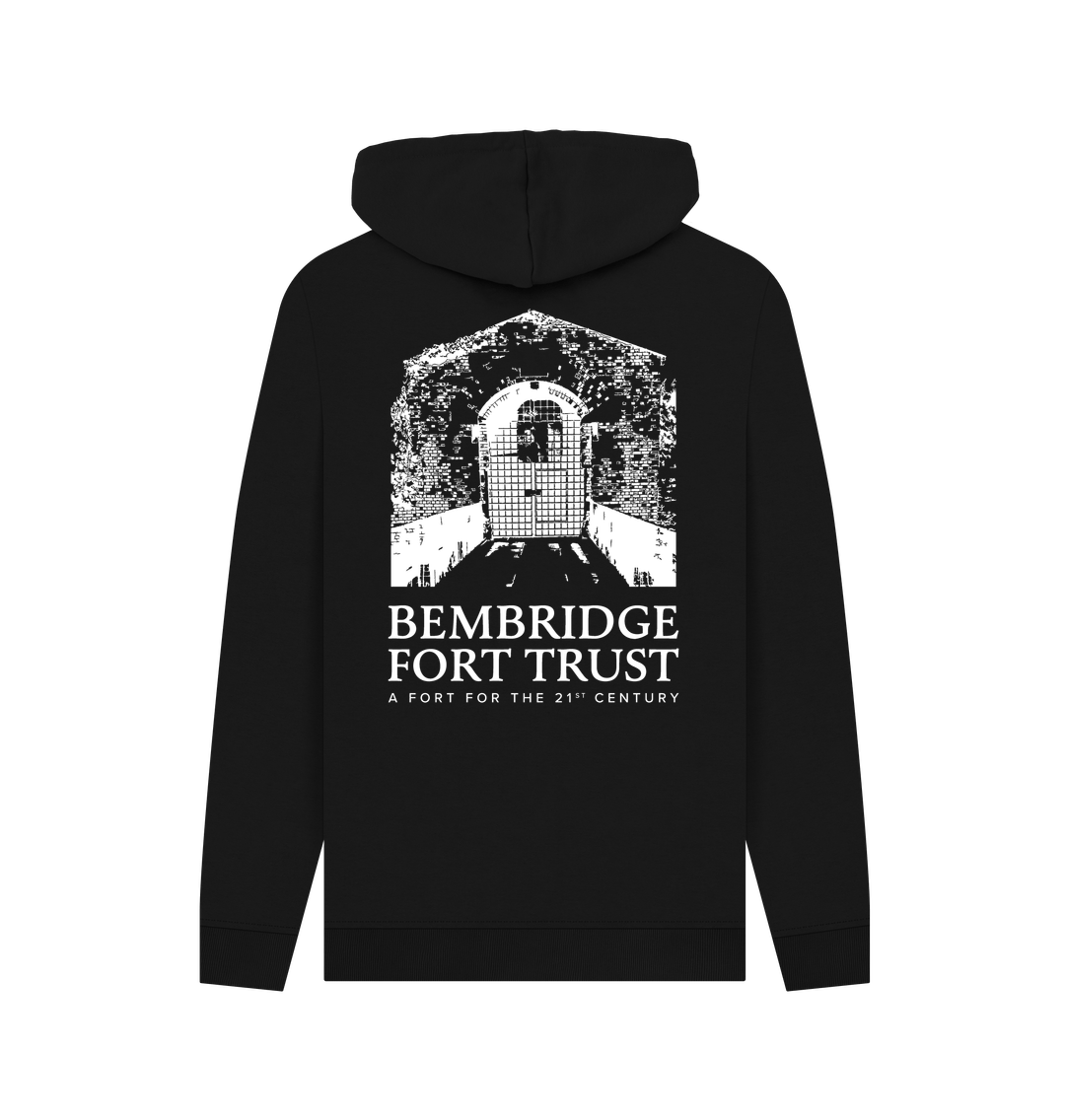 Black Printed Hoody