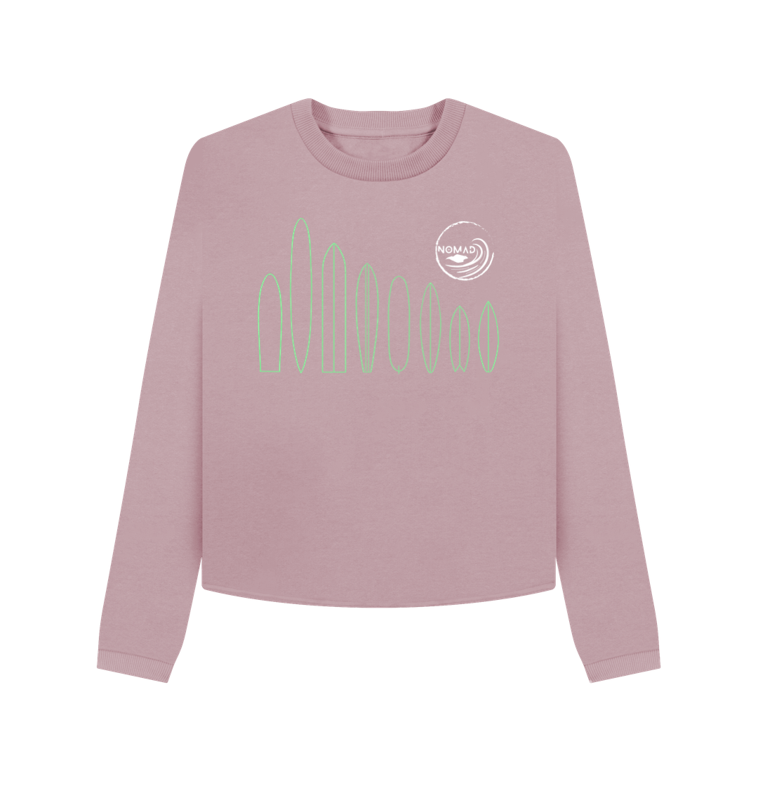 Mauve Nomad IOW Women's Boxy Jumper \"Sizing up\"