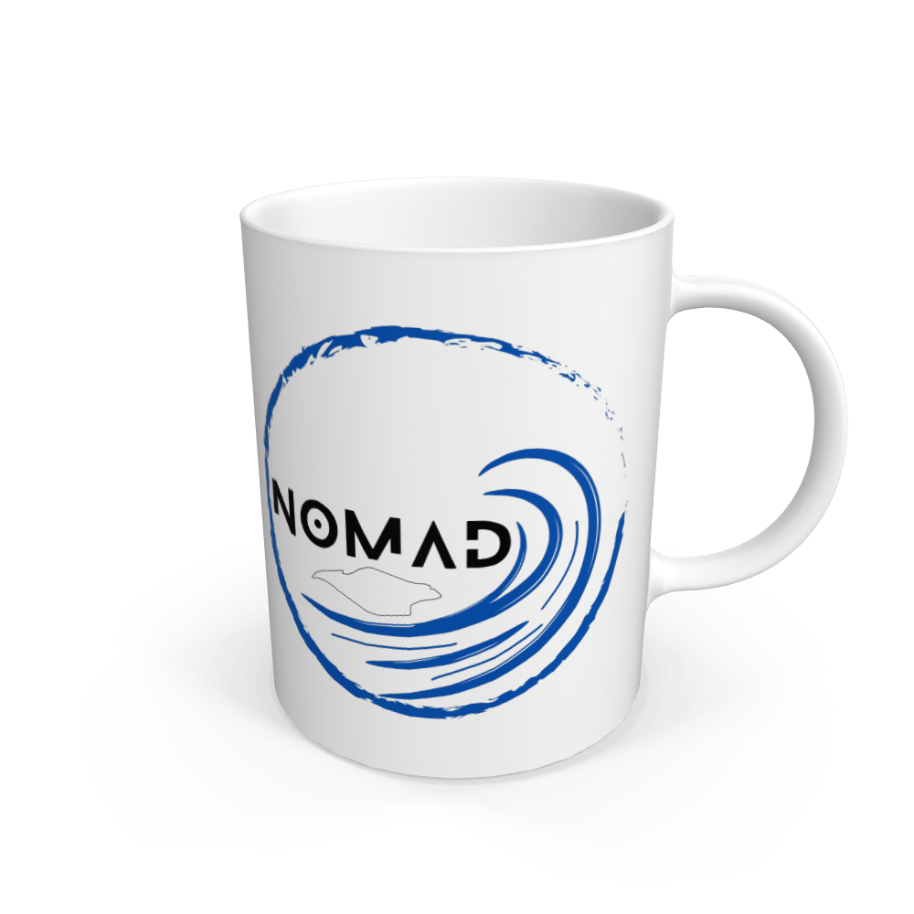 White Nomad IOW mug