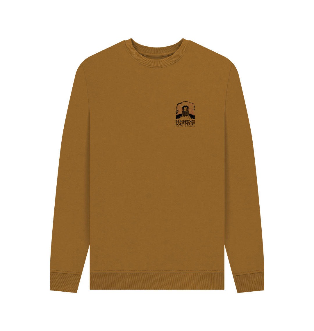 Brown Bembridge Fort crew neck sweater
