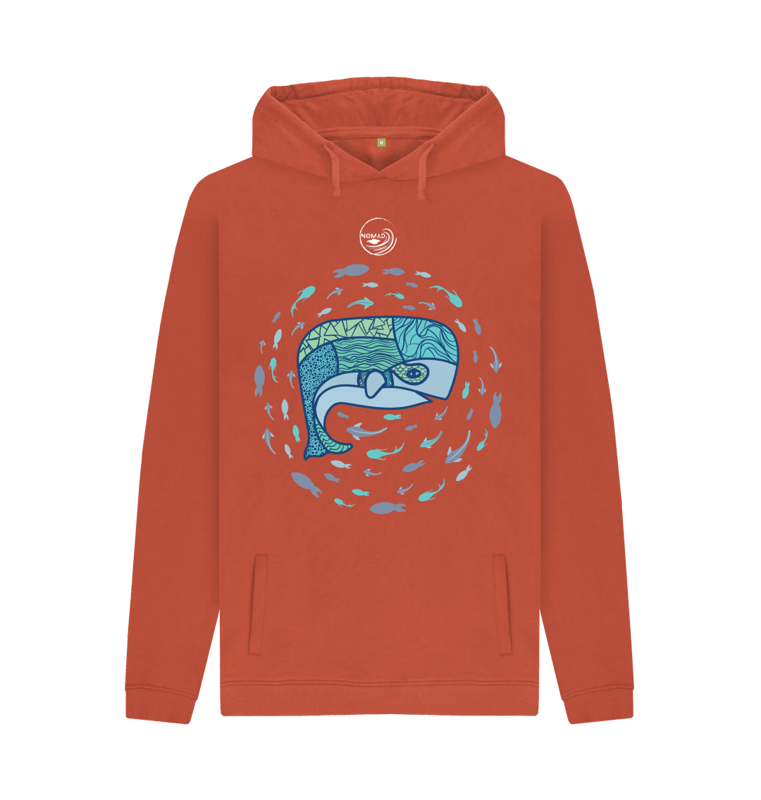 Rust Printed Hoody