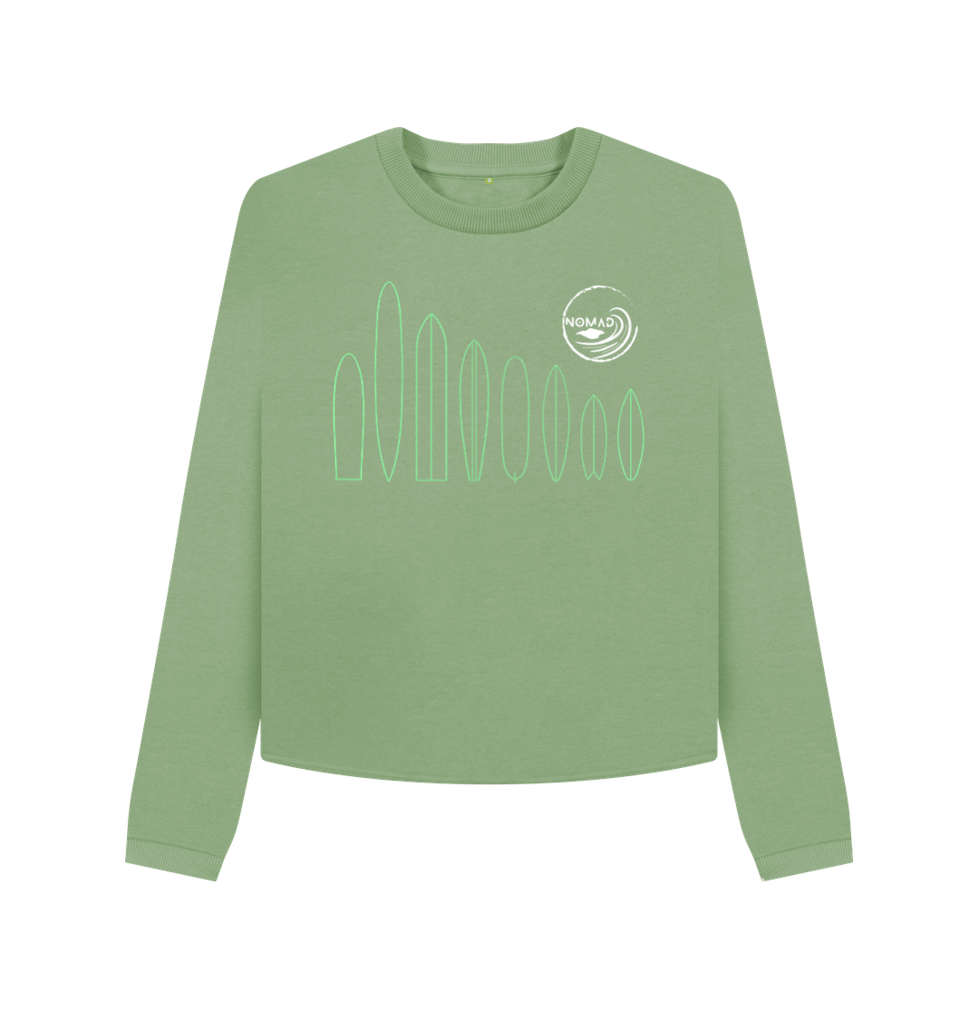 Sage Nomad IOW Women's Boxy Jumper \"Sizing up\"