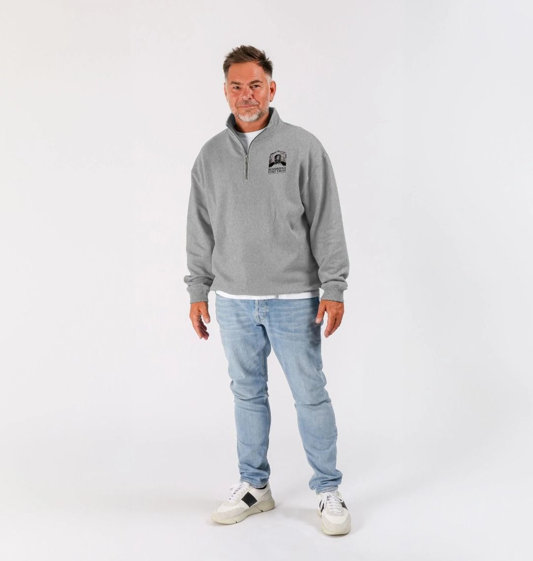 Bembridge Fort Unisex Quarter-Zip Sweatshirt
