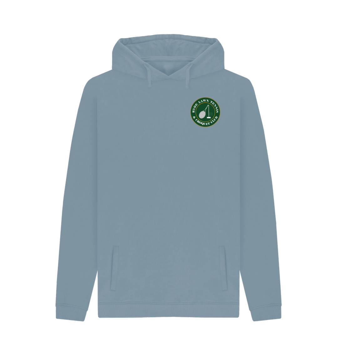 Stone Blue Printed Hoody