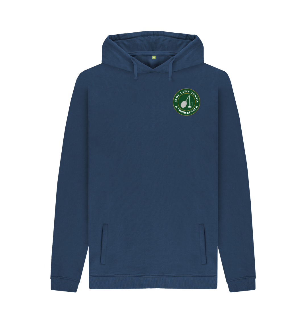 Navy Printed Hoody