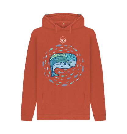 Rust Nomad IOW Hoodie \"Whales World\"