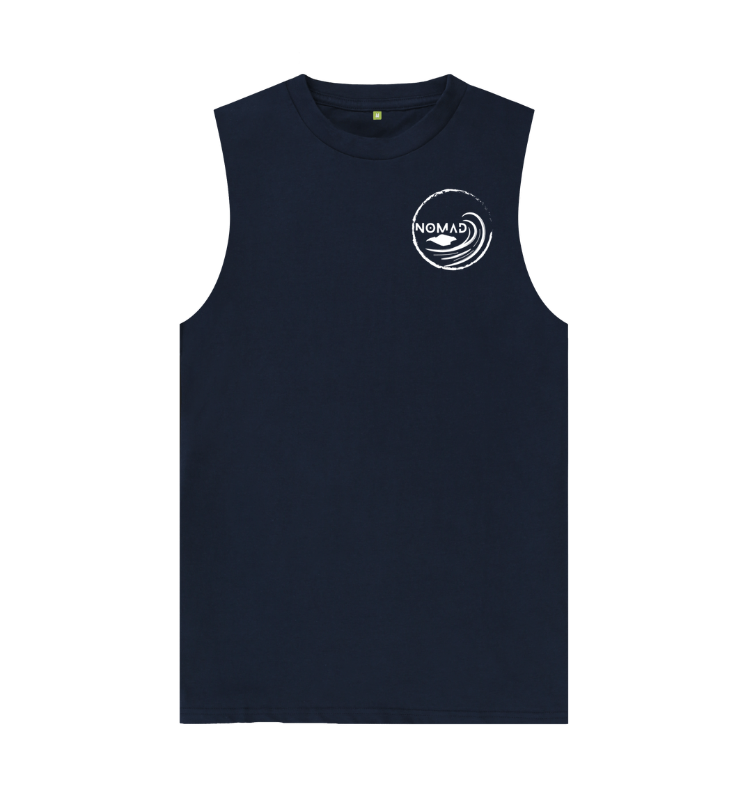 Navy Blue Nomad IOW vest \"Surf Vibes\"