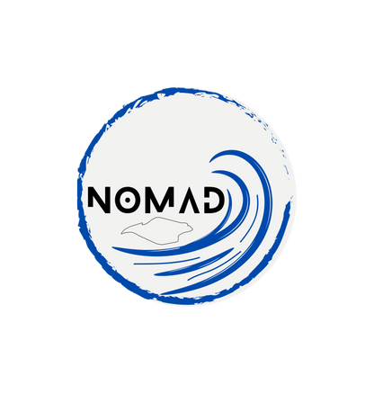White Nomad IOW Stickers