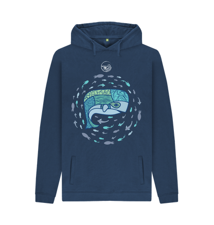 Navy Nomad IOW Hoodie \"Whales World\"