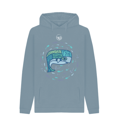 Stone Blue Nomad IOW Hoodie \"Whales World\"