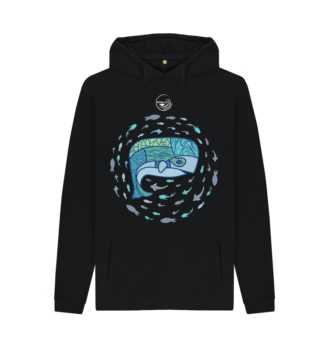 Black Nomad IOW Hoodie \"Whales World\"