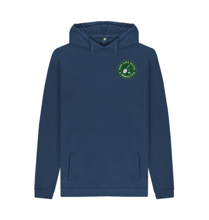 Navy Printed Hoody